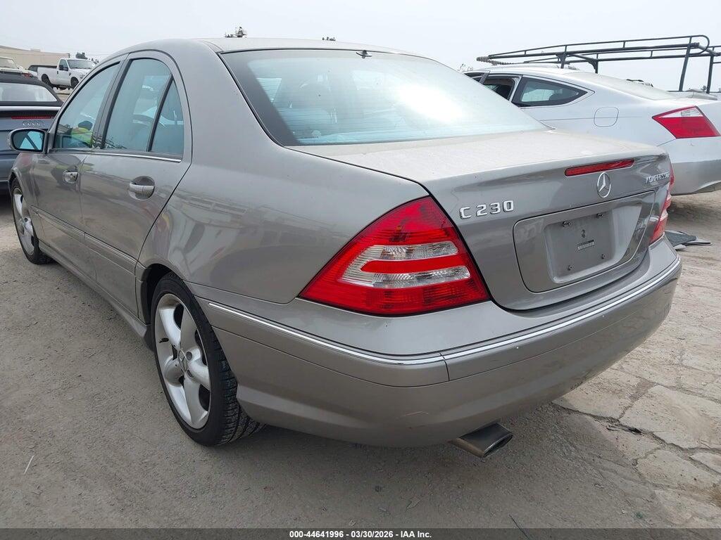 WDBRF40J65A795965 2005 MERCEDES-BENZ C 230 photo no. 3