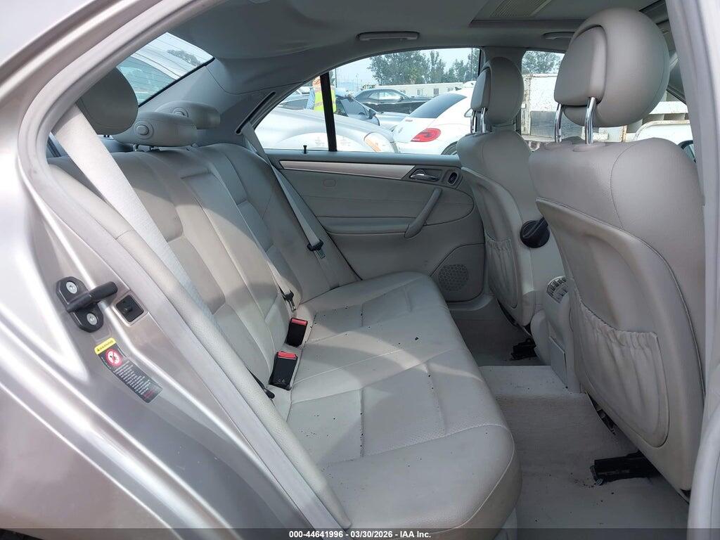 WDBRF40J65A795965 2005 MERCEDES-BENZ C 230 photo no. 8