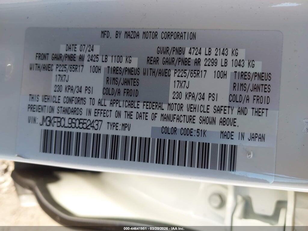 JM3KFBCL9S0552437 2025 MAZDA CX-5 photo no. 9