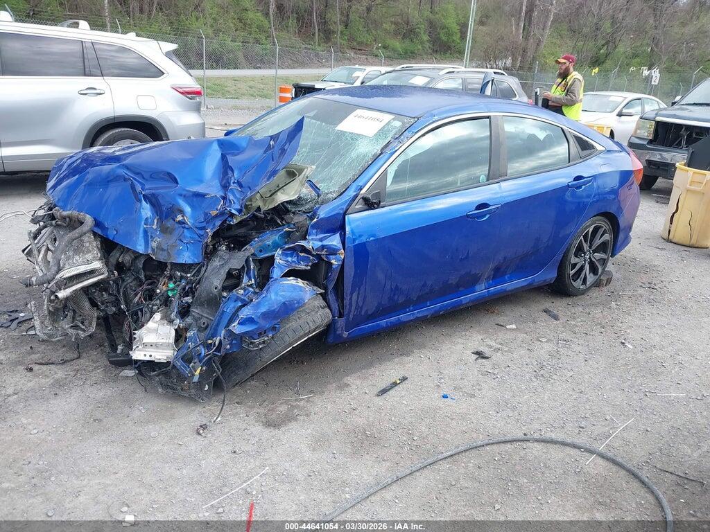 2HGFC2F82MH505180 2021 HONDA CIVIC photo no. 2