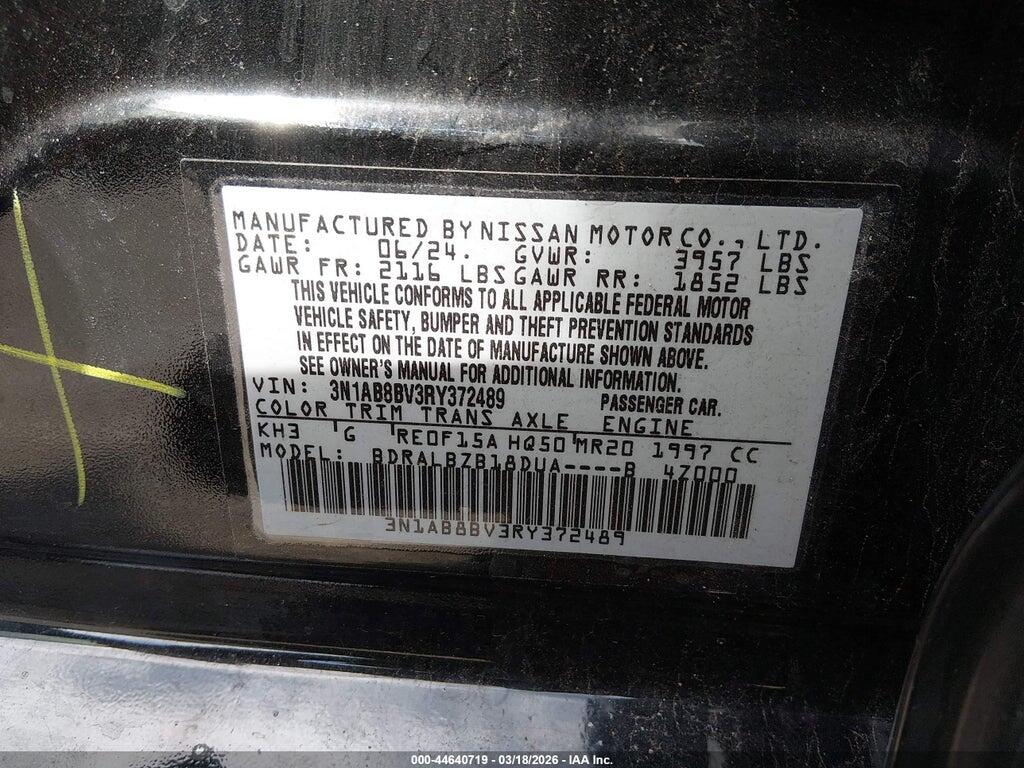3N1AB8BV3RY372489 2024 NISSAN SENTRA photo no. 9