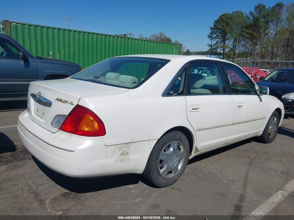 4T1BF28B1YU007547 2000 TOYOTA AVALON photo no. 4