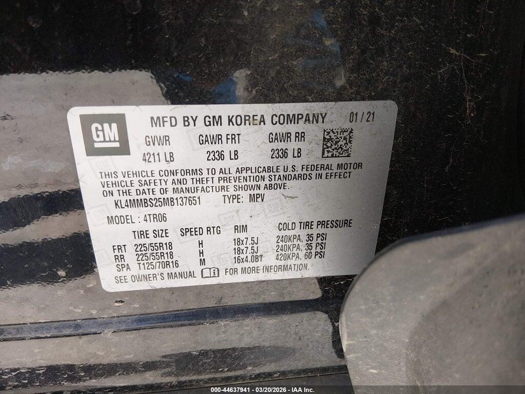 KL4MMBS25MB137651 2021 BUICK ENCORE GX photo no. 9