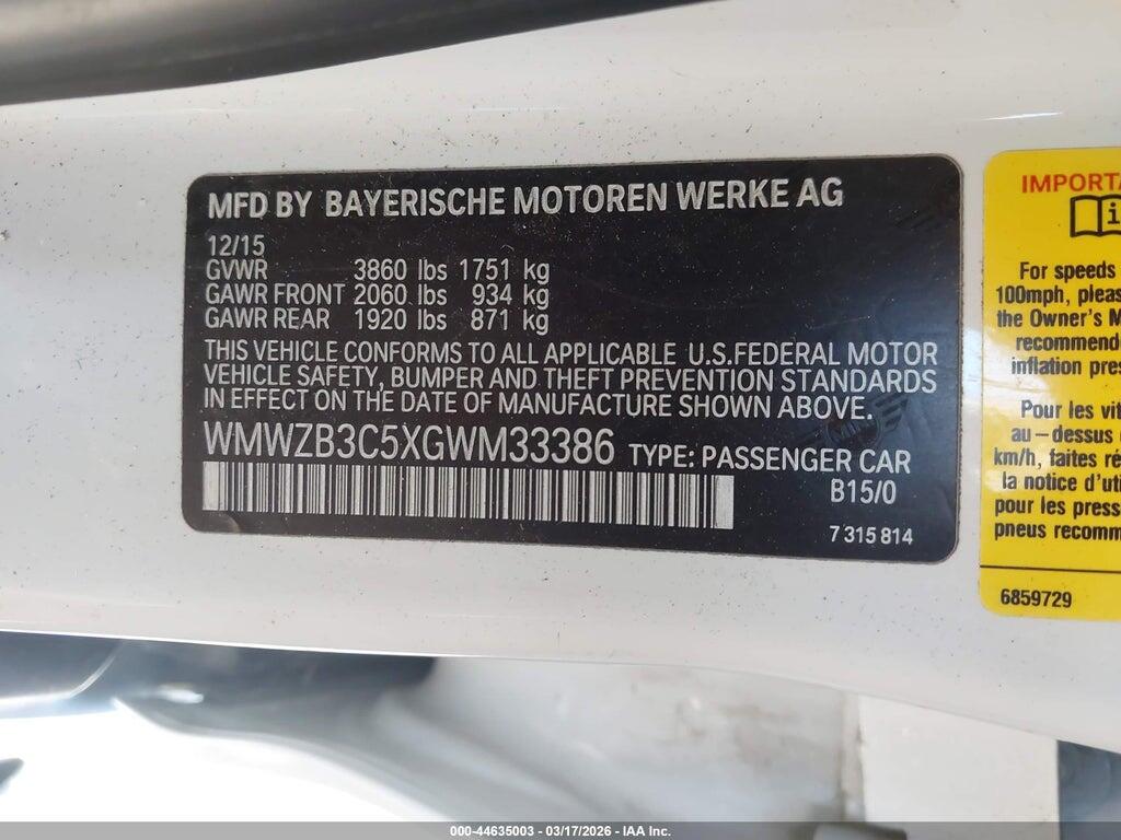 WMWZB3C5XGWM33386 2016 MINI COUNTRYMAN photo no. 9