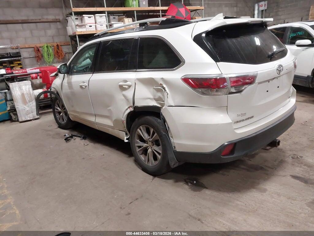 5TDBKRFH0ES004641 2014 TOYOTA HIGHLANDER photo no. 3