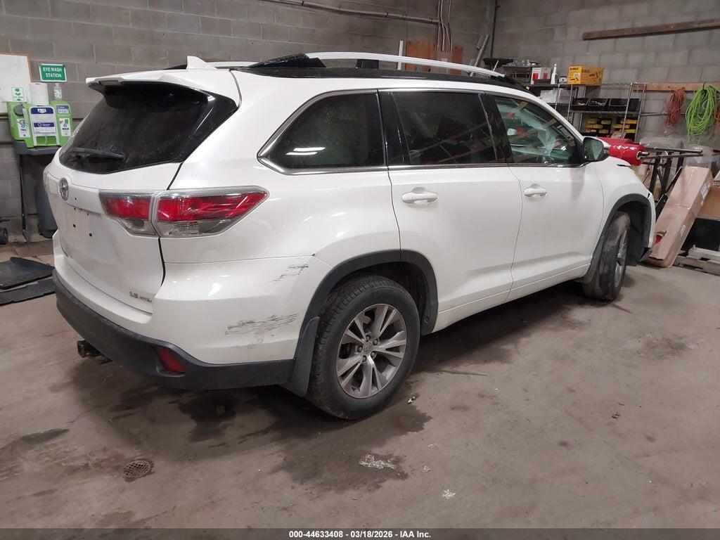 5TDBKRFH0ES004641 2014 TOYOTA HIGHLANDER photo no. 4