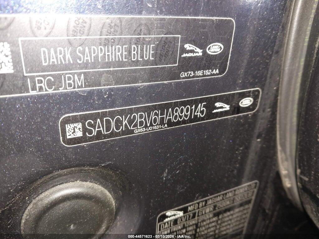 SADCK2BV6HA899145 2017 JAGUAR F-PACE photo no. 9