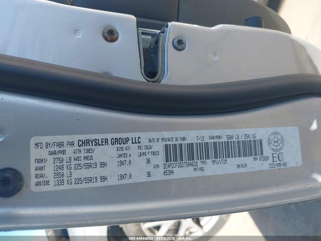 3C4PDDFG5DT504633 2013 DODGE JOURNEY photo no. 9