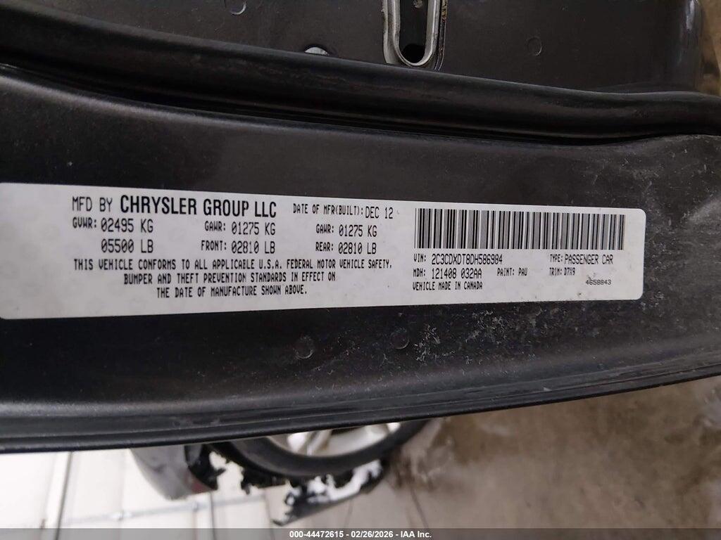 2C3CDXDT8DH586984 2013 DODGE CHARGER photo no. 9