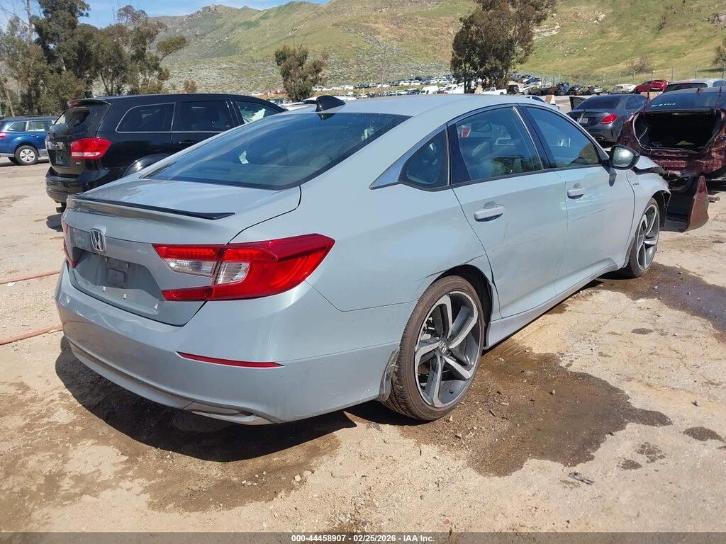 1HGCV3F29NA025622 2022 HONDA ACCORD HYBRID photo no. 4