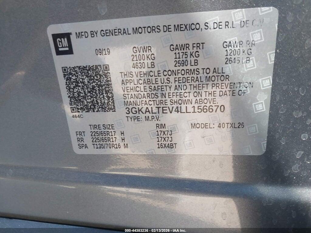 3GKALTEV4LL156670 2020 GMC TERRAIN photo no. 9