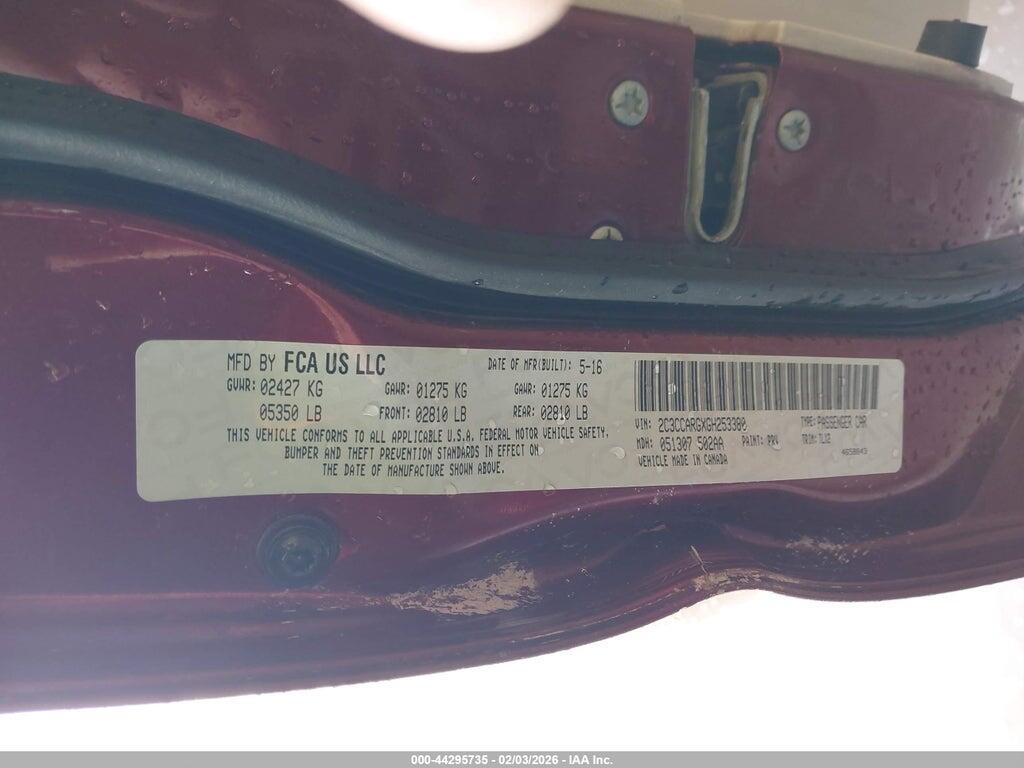 2C3CCARGXGH253380 2016 CHRYSLER 300 photo no. 9