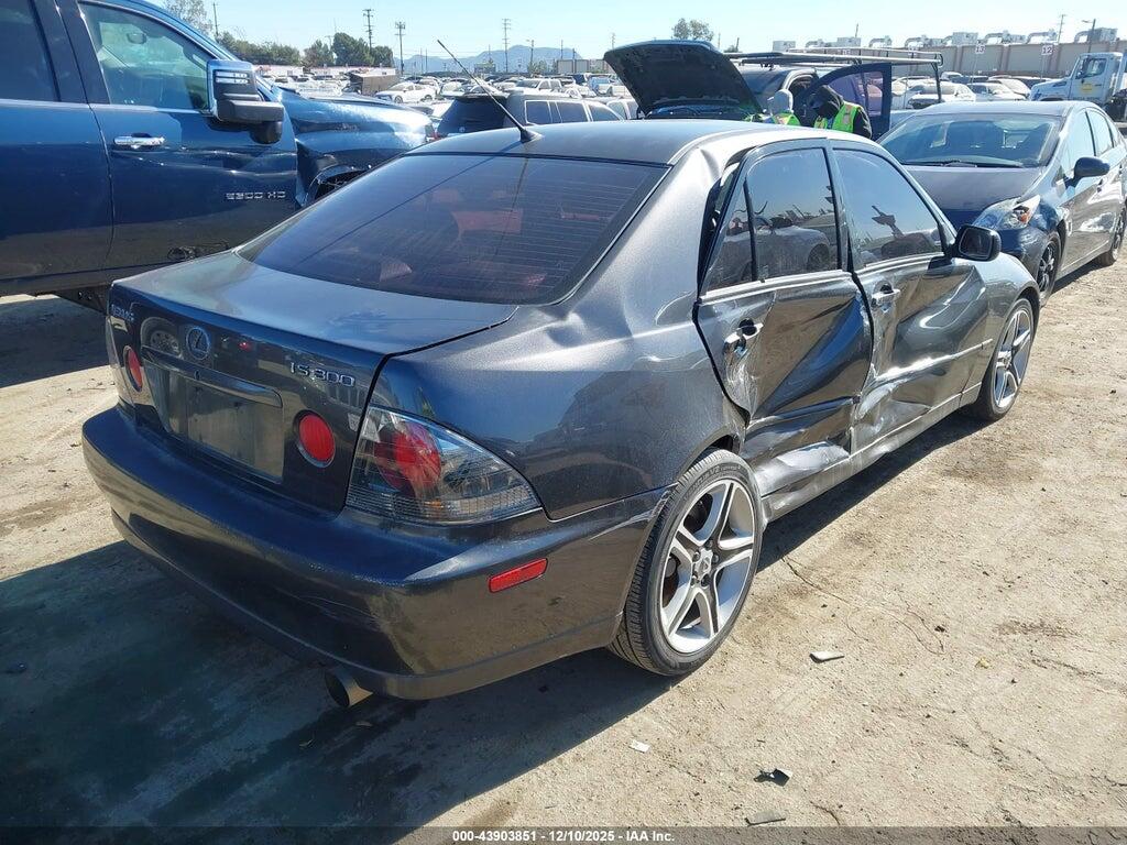 JTHBD192130073615 2003 LEXUS IS 300 photo no. 4