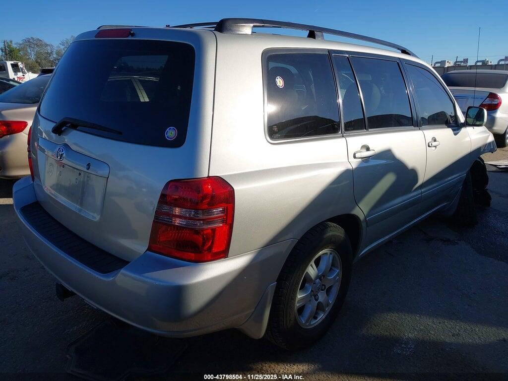 JTEGF21A330101713 2003 TOYOTA HIGHLANDER photo no. 4