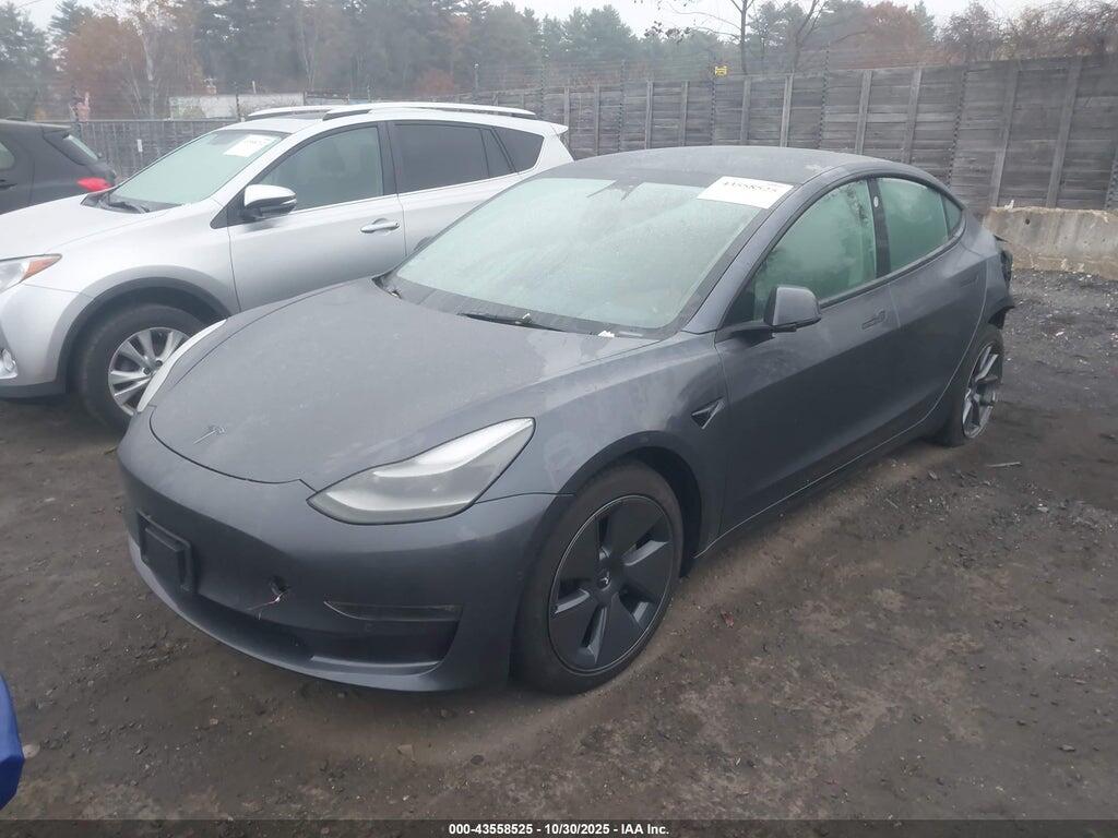 5YJ3E1EB5NF181927 2022 TESLA MODEL 3 photo no. 2