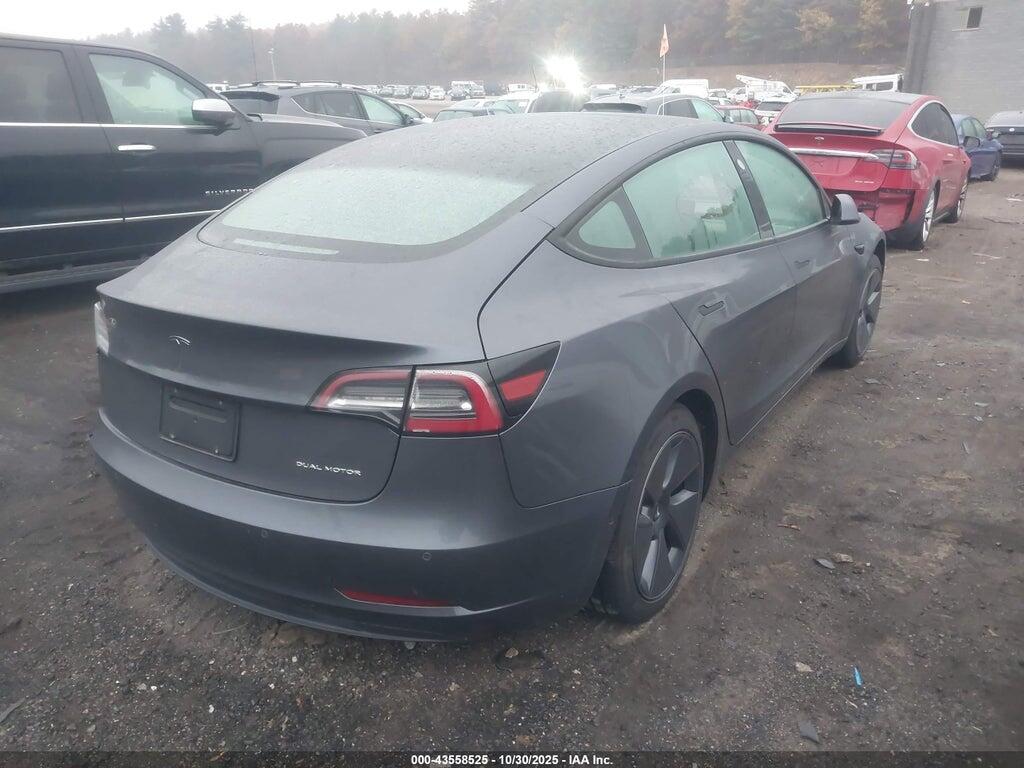 5YJ3E1EB5NF181927 2022 TESLA MODEL 3 photo no. 4