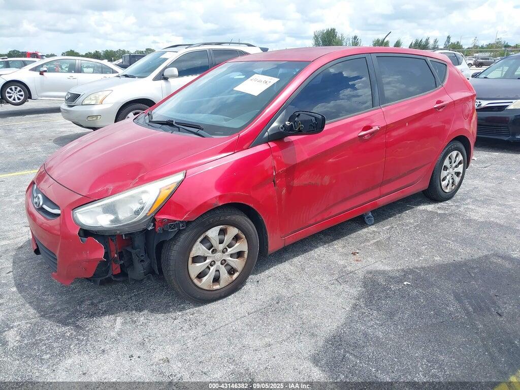 KMHCT5AE3FU202842 2015 HYUNDAI ACCENT photo no. 2