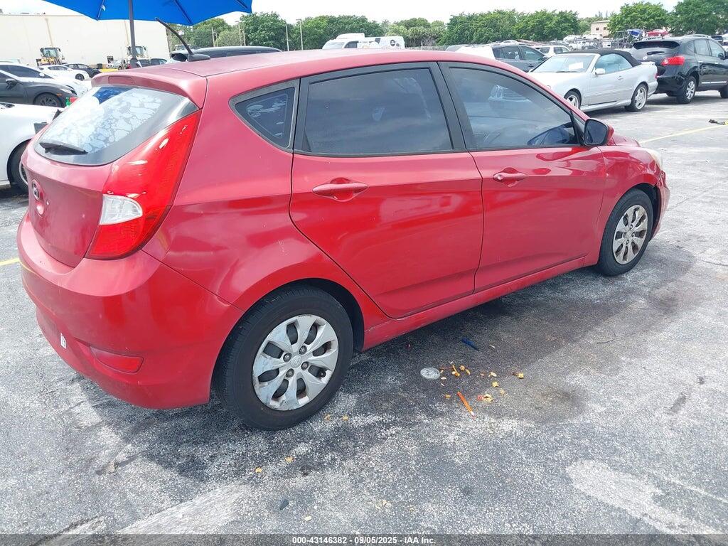 KMHCT5AE3FU202842 2015 HYUNDAI ACCENT photo no. 4