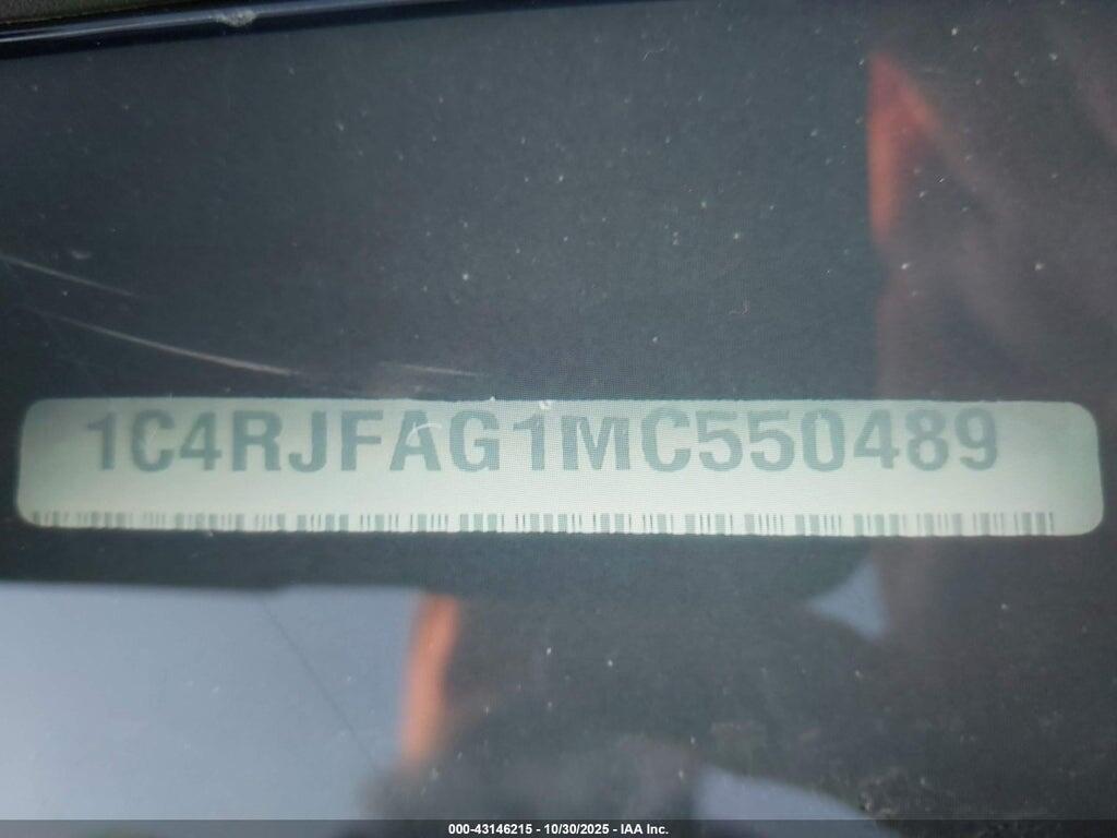 1C4RJFAG1MC550489 2021 JEEP GRAND CHEROKEE photo no. 9