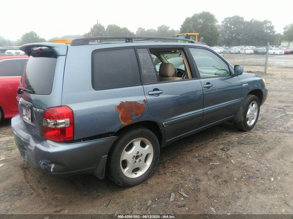 JTEDP21A850085902 2005 TOYOTA HIGHLANDER photo no. 4