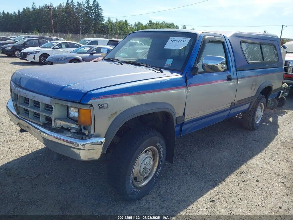 1B7GG26X8MS265320 1991 DODGE DAKOTA photo no. 2