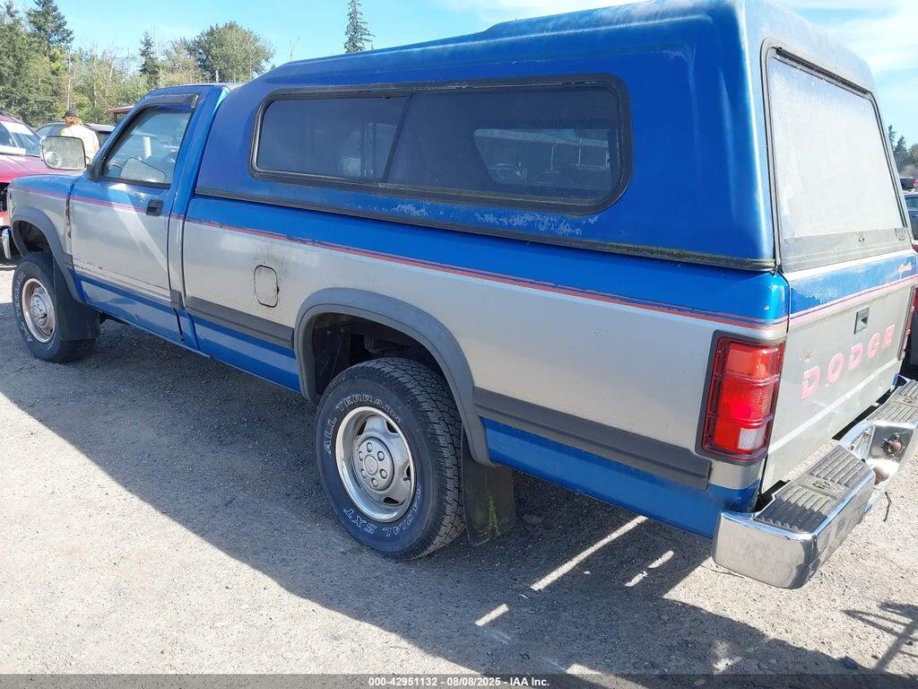 1B7GG26X8MS265320 1991 DODGE DAKOTA photo no. 3