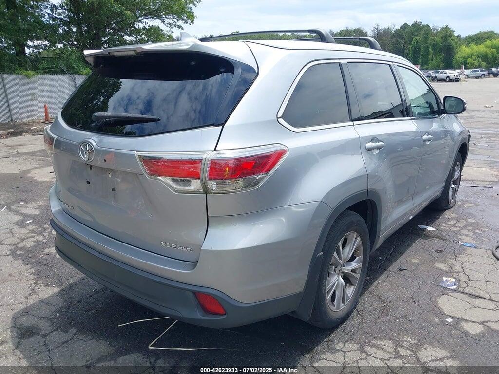 5TDJKRFH9FS135872 2015 TOYOTA HIGHLANDER photo no. 4