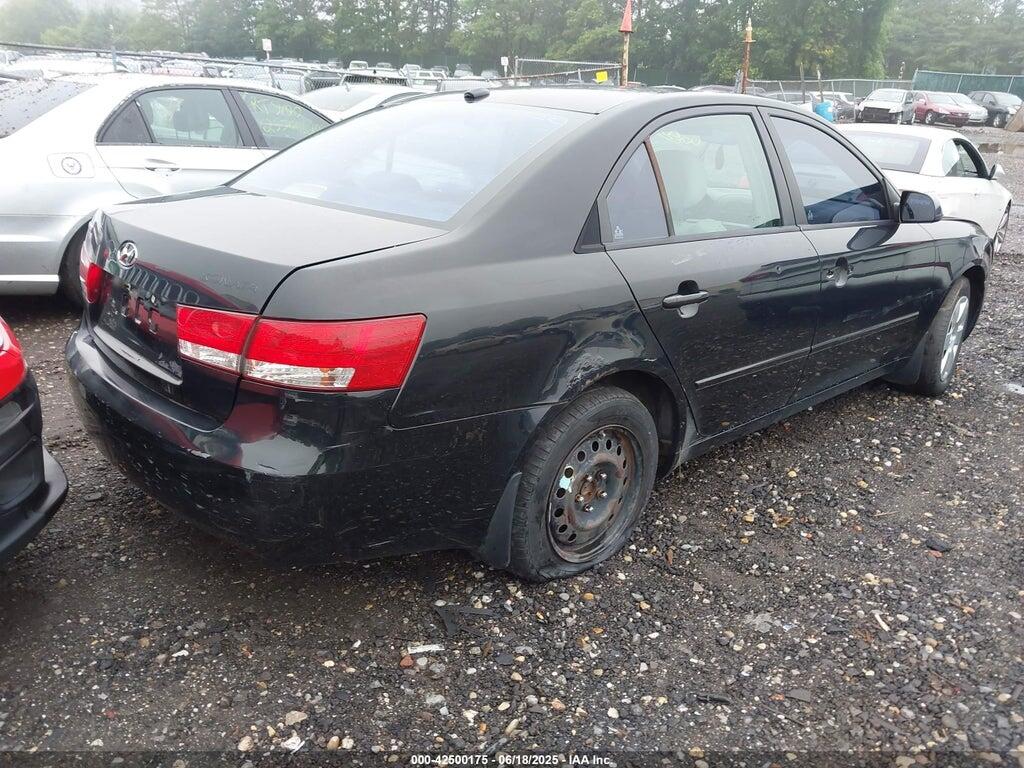 5NPET46C78H350990 2008 HYUNDAI SONATA photo no. 4