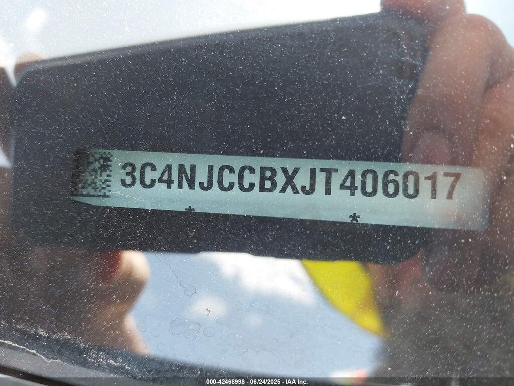 3C4NJCCBXJT406017 2018 JEEP COMPASS photo no. 9