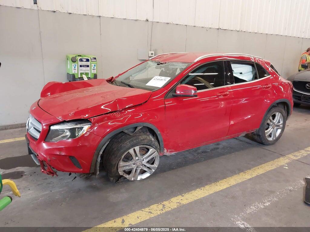 WDCTG4GB2FJ078624 2015 MERCEDES-BENZ GLA 250 photo no. 2
