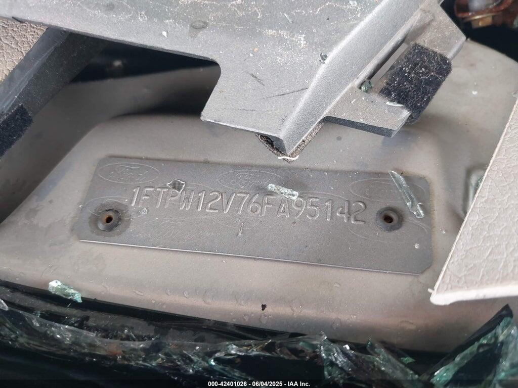 1FTPW12V76FA95142 2006 FORD F-150 photo no. 9