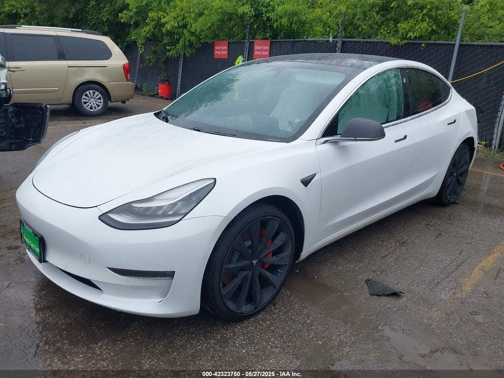 5YJ3E1EBXKF393427 2019 TESLA MODEL 3 photo no. 2