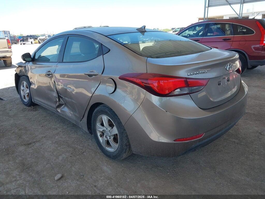 5NPDH4AE4FH568811 2015 HYUNDAI ELANTRA photo no. 3