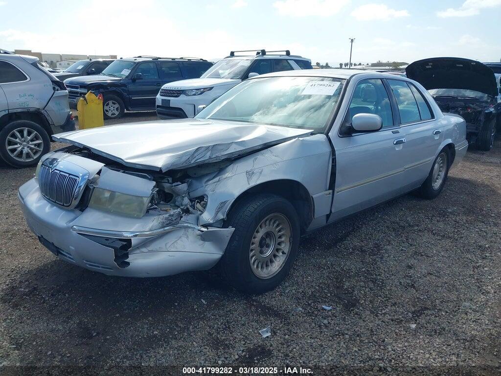 2MEFM75W9XX606542 1999 MERCURY GRAND MARQUIS photo no. 2
