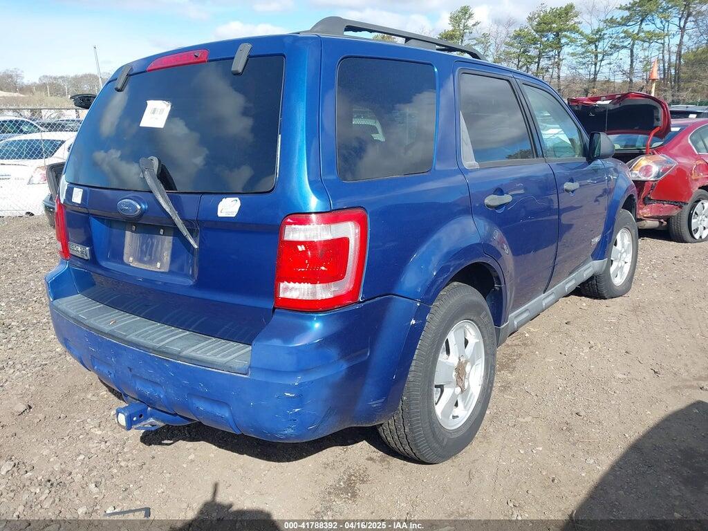 1FMCU03138KA38680 2008 FORD ESCAPE photo no. 4