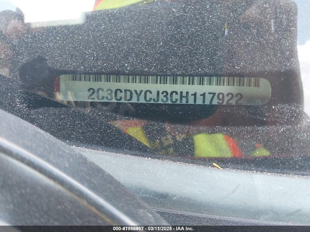 2C3CDYCJ3CH117922 2012 DODGE CHALLENGER photo no. 9