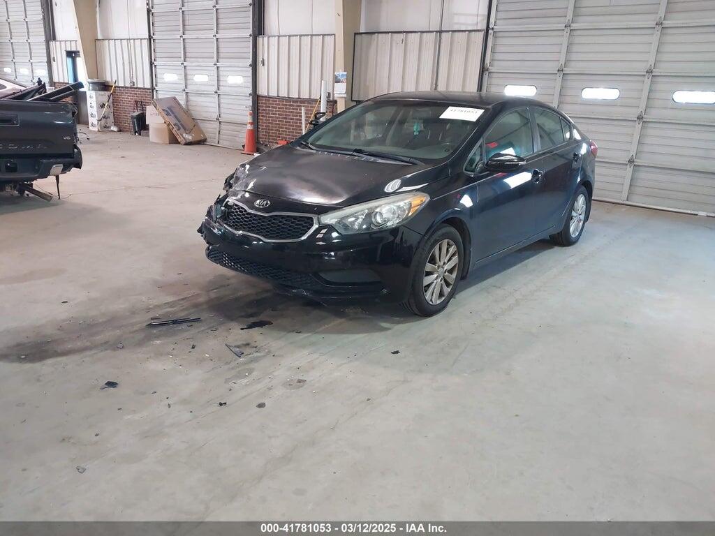 KNAFX4A69G5589706 2016 KIA FORTE photo no. 2