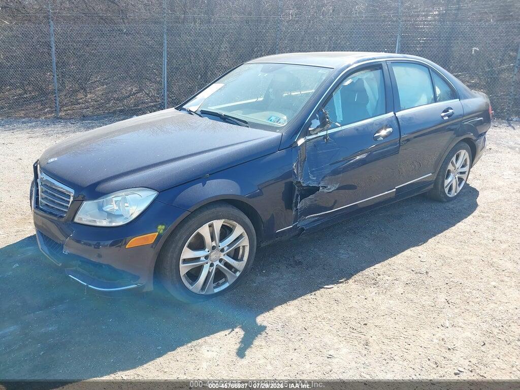 WDDGF8ABXER320544 2014 MERCEDES-BENZ C 300 photo no. 2