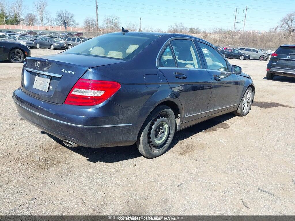 WDDGF8ABXER320544 2014 MERCEDES-BENZ C 300 photo no. 4
