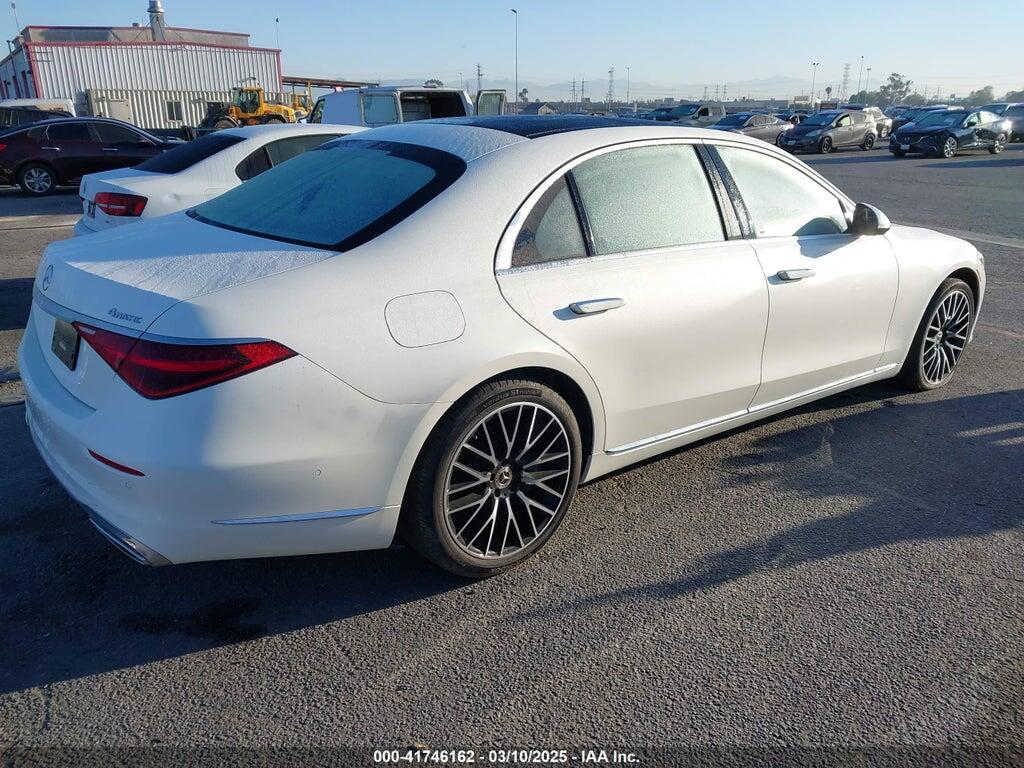 W1K6G6DBXNA091158 2022 MERCEDES-BENZ S 500 photo no. 4