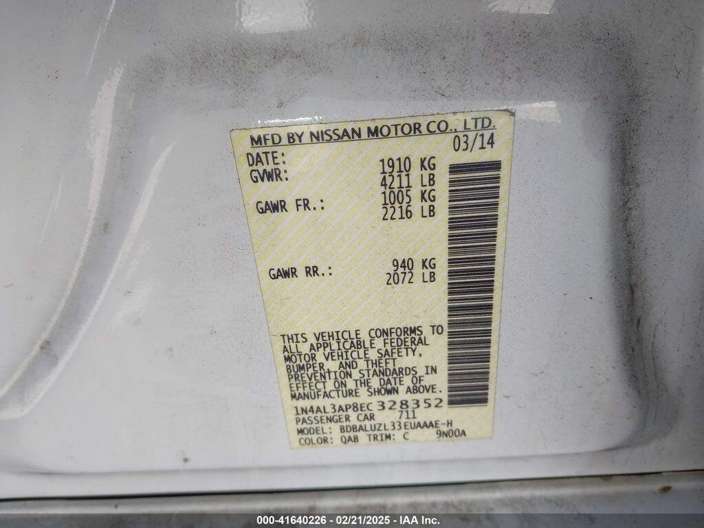 1N4AL3AP8EC328352 2014 NISSAN ALTIMA photo no. 9