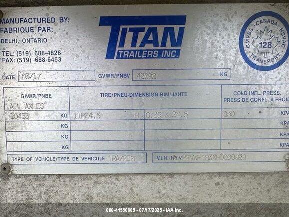 2TVWF483XHD000628 2017 TITAN TRAILER MFG UNKNOWN photo no. 6