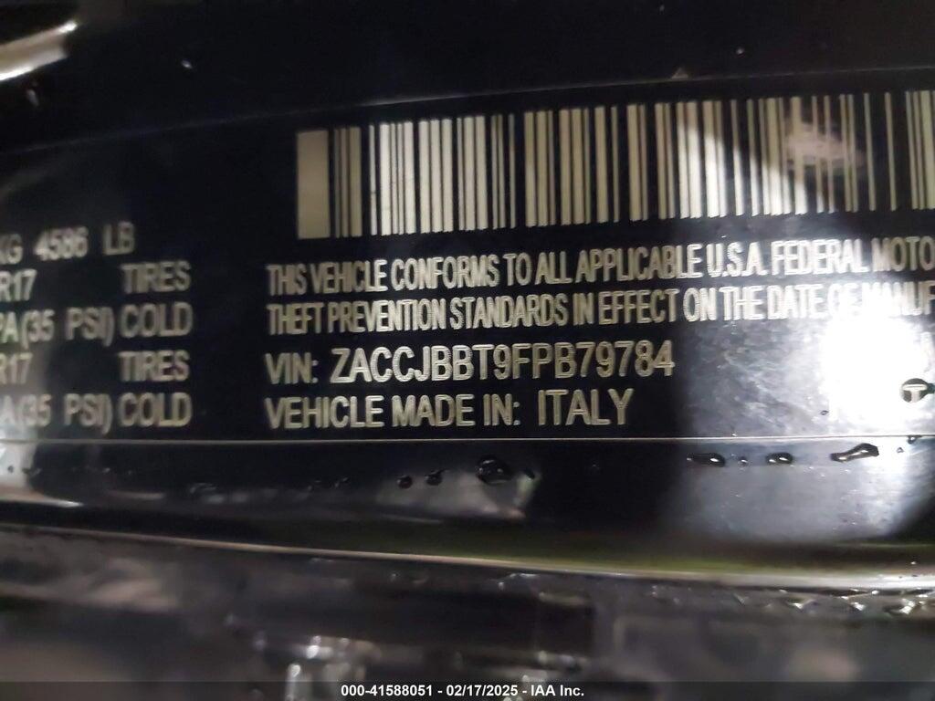 ZACCJBBT9FPB79784 2015 JEEP RENEGADE photo no. 9