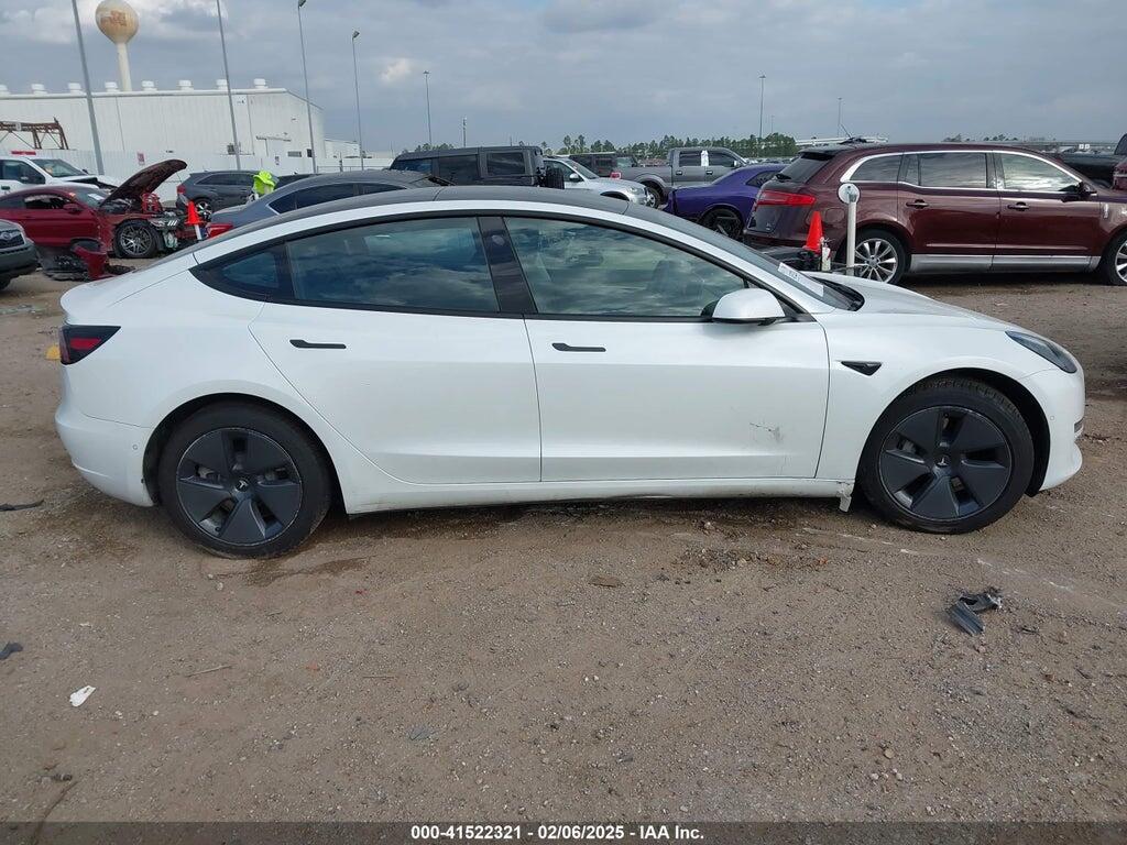 5YJ3E1EA0NF305416 2022 TESLA MODEL 3 photo no. 12