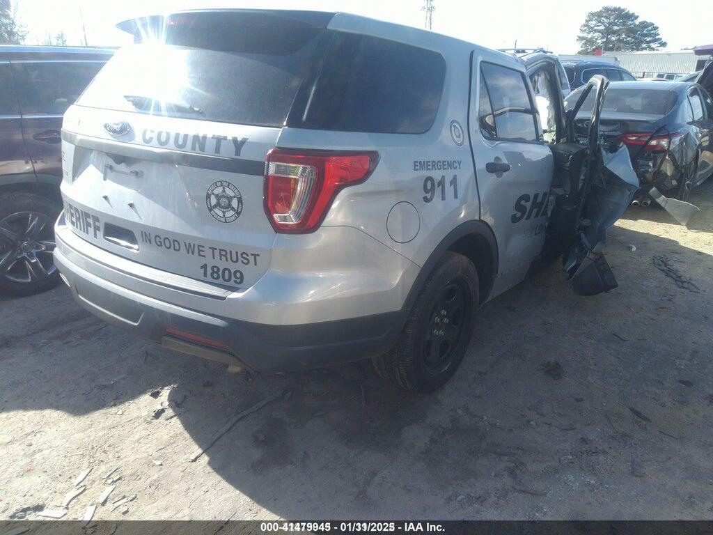 1FM5K8AR4JGA99700 2018 FORD POLICE INTERCEPTOR UTILITY photo no. 4