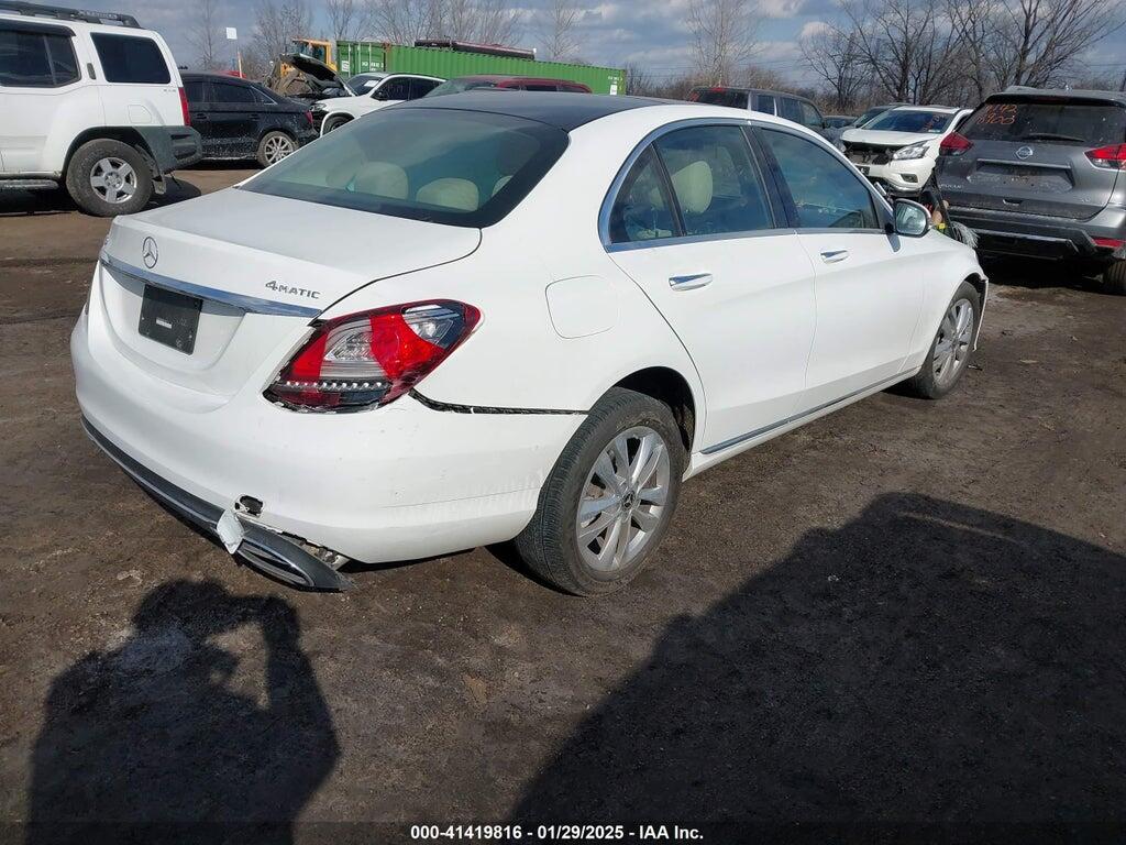 W1KWF8EB3MR635061 2021 MERCEDES-BENZ C 300 photo no. 4