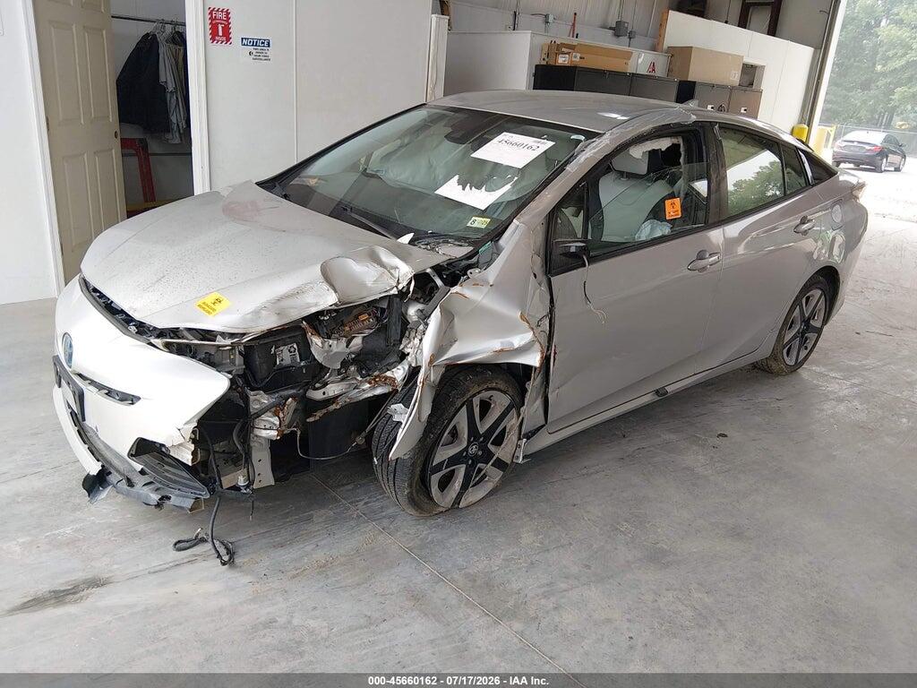 JTDKARFU2J3548957 2018 TOYOTA PRIUS photo no. 2