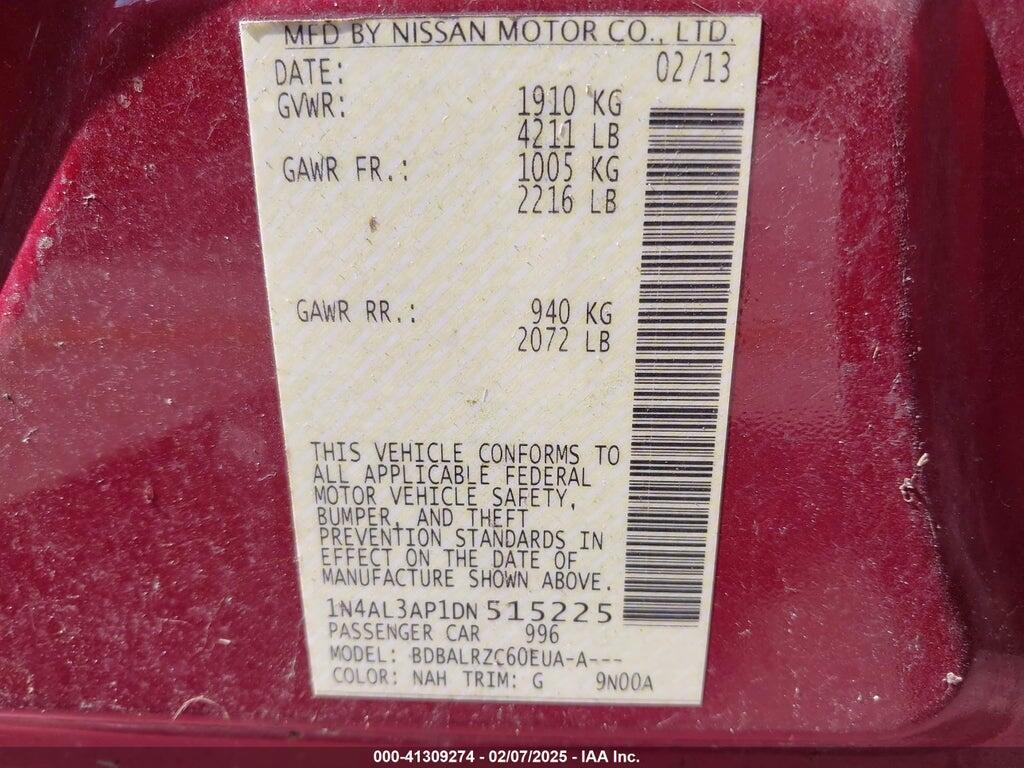 1N4AL3AP1DN515225 2013 NISSAN ALTIMA photo no. 9