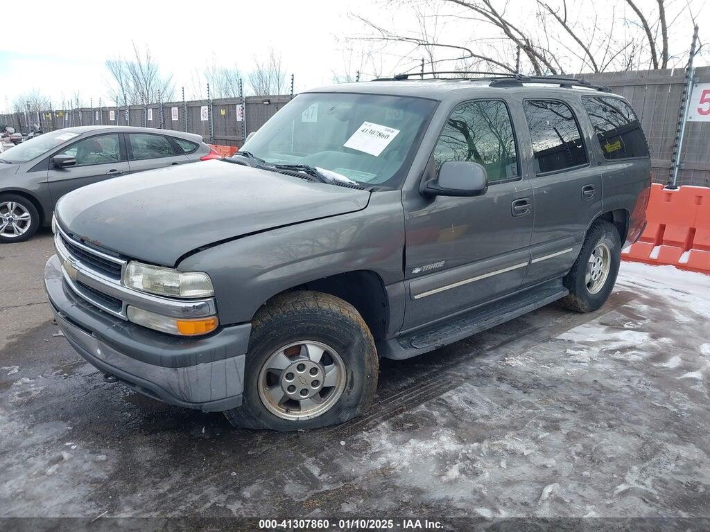 1GNEK13T11J143814 2001 CHEVROLET TAHOE photo no. 2