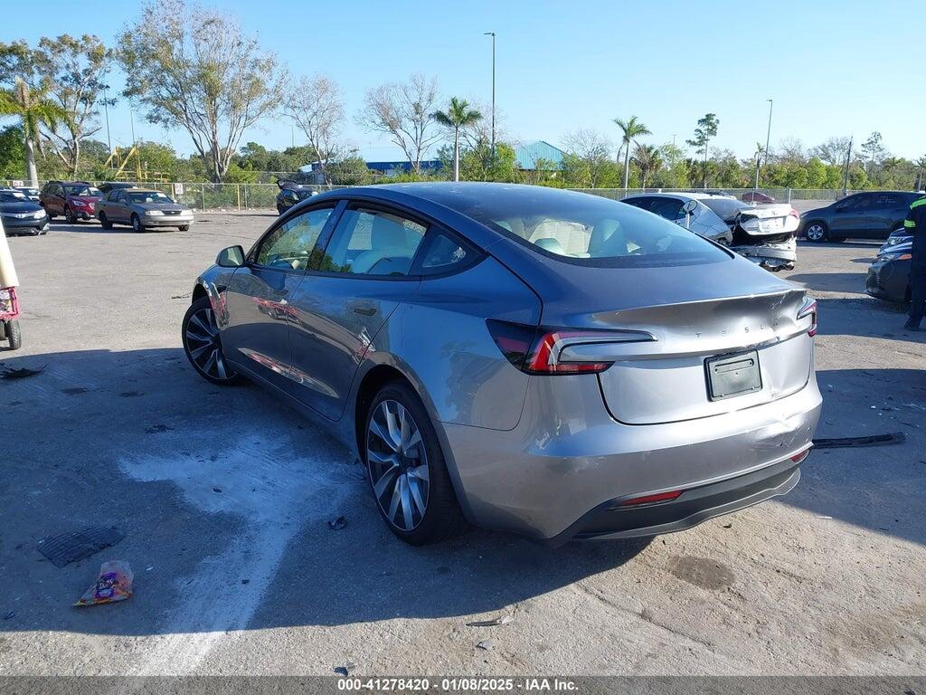 5YJ3E1EA7SF902977 2025 TESLA MODEL 3 photo no. 3